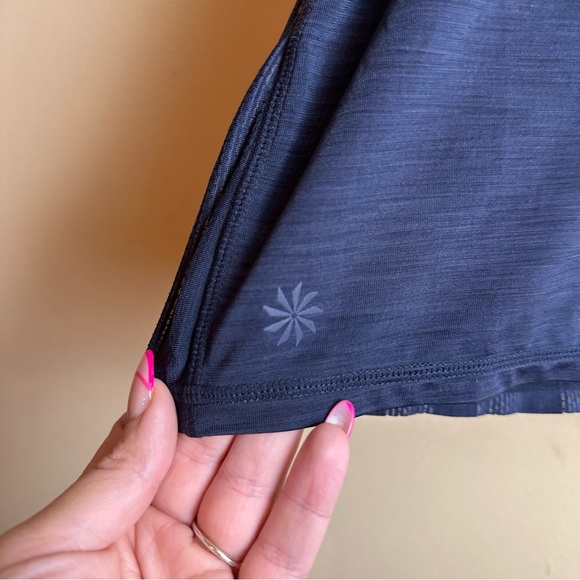 Athleta Kettlebella Tank Top Navy Blue and Coral Women’s Size Small - Picture 5 of 16